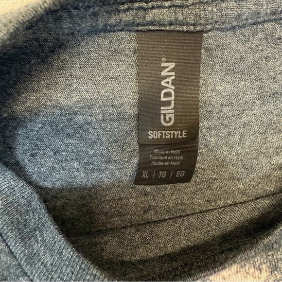 Graphic Tee Horror Movie Friends Design Gray Size XL - Picture 4 of 9